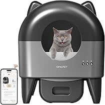 Amazon | 猫 自動トイレ,110L の大容量猫 トイレ 自動 複数のペットに